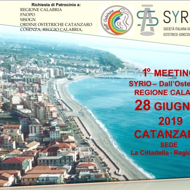 1° MEETING SYRIO REGIONE CALABRIA – CATANZARO